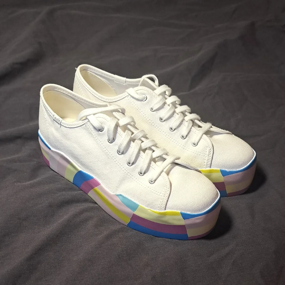 NWOT Keds Triple Up Wavy Platform Sneaker Womens Size 9